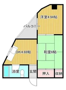 寿マンション【5階】の間取り