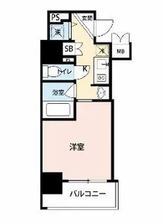 セイワパレス玉造駅上【3階】の間取り