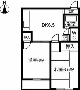 EAST COURT TODA【205号室】の間取り