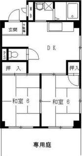 プチハイム薫【1階】の間取り