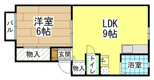 福岡県北九州市八幡西区穴生2丁目【アパート】の間取り