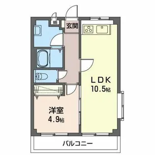 ピュアレイ【0101号室】の間取り