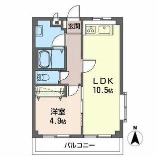 ピュアレイ【0101号室】の間取り