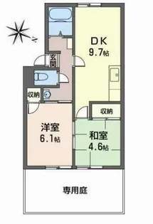 ハイツ アヴェーユ【0103号室】の間取り