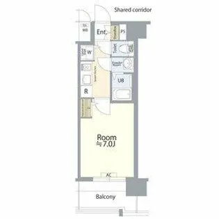 エスリード鶴舞シエスタ【402号室】の間取り