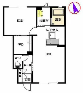 MAST日明 B棟【B0103号室】の間取り