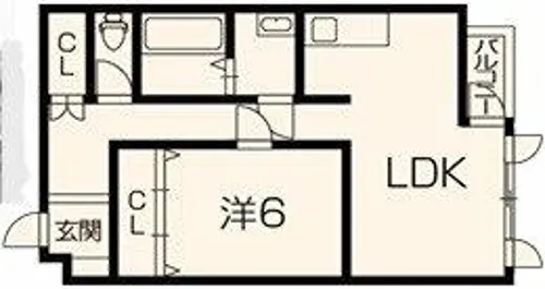 サウザンドコート明石【205号室】の間取り