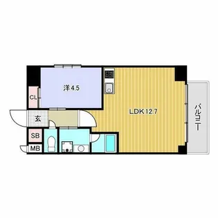 プレジオ西宮北口【2階】の間取り