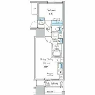 デュオフラッツ今池フレナ【0405号室】の間取り