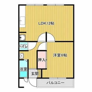 メゾン木下【102号室】の間取り