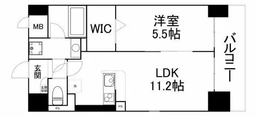 グランシャリオ【2階】の間取り