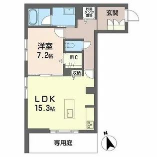 カーサ・レジデンス【0106号室】の間取り