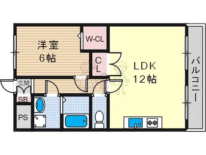 Fides ROSA【5階】の間取り