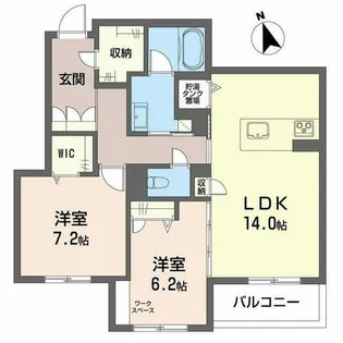 カーサ・レジデンス【0303号室】の間取り