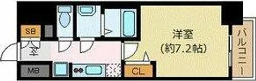 プレサンス丸の内アデル【6階】の間取り