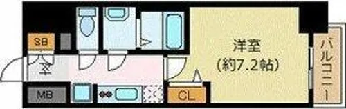 プレサンス丸の内アデル【6階】の間取り
