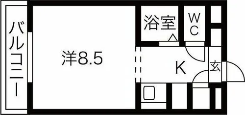 グランドハイネス御成【5階】の間取り