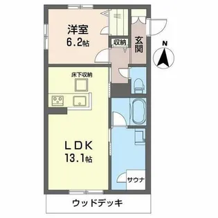リラフォート【1階】の間取り