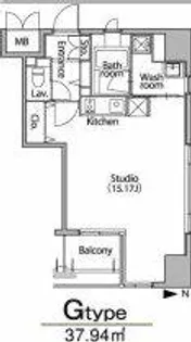 グラン・アベニュー栄【6階】の間取り