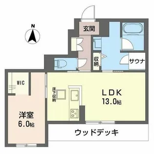 リラフォート【0102号室】の間取り