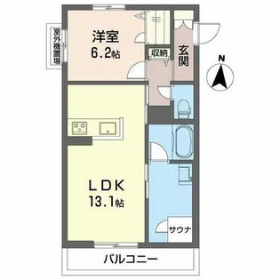 リラフォート【0201号室】の間取り