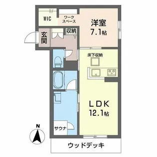 リラフォート【0103号室】の間取り