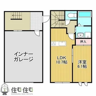 LA FORMOSA【103号室】の間取り
