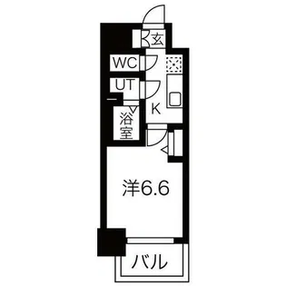 メイクスWアート今池Ⅲ【13階】の間取り