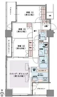 クラッシィタワー淀屋橋【23号室】の間取り