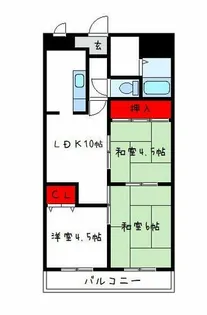 ルアージュ【1階】の間取り