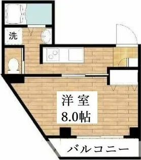 ラメール諏訪森【405号室】の間取り