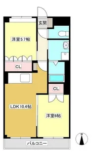 ベル ウッドⅠ【1階】の間取り