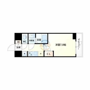 CASA REGULUS新大阪北【3階】の間取り