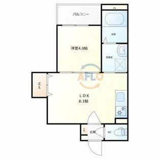センチュリー昭和町【2階】の間取り