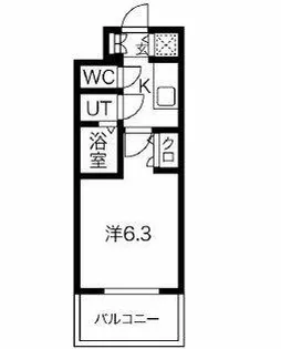 エスリードレジデンス大阪ザ・クラス【12階】の間取り