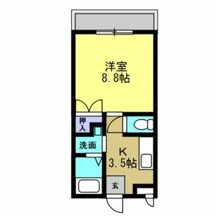アレンシオネ【1階】の間取り