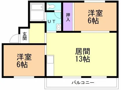 ハイツMT【1階】の間取り