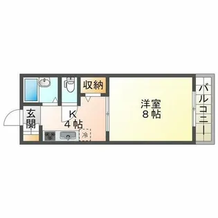 アーバンハイツ【1階】の間取り