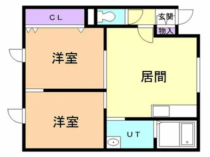 アパートメント美園【102号室】の間取り