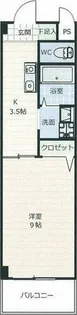 ハイツオレンジB棟【2階】の間取り