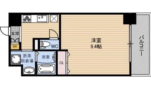 エスポアール福島【6階】の間取り