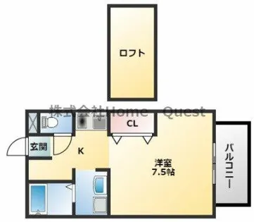 パル28【210号室】の間取り