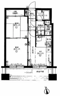 ダイアパレス北2条【402号室】の間取り