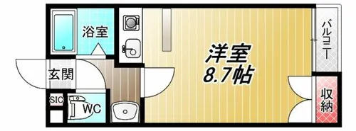 ハイツMISHIMA【2階】の間取り