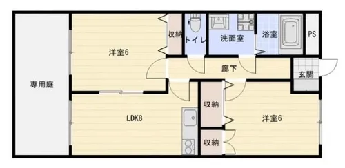 プロニティN【1階】の間取り