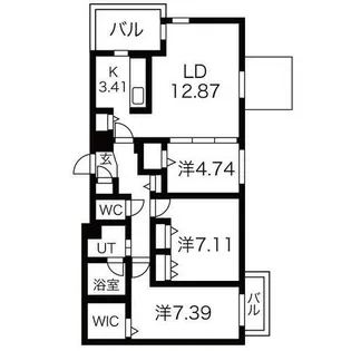 Mセレクションステラ【4階】の間取り