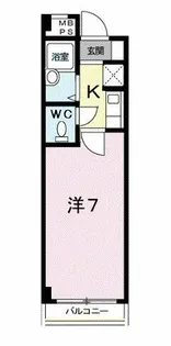 エスペランサ127【3階】の間取り