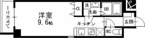 シーム・ドエル筒井【4階】の間取り