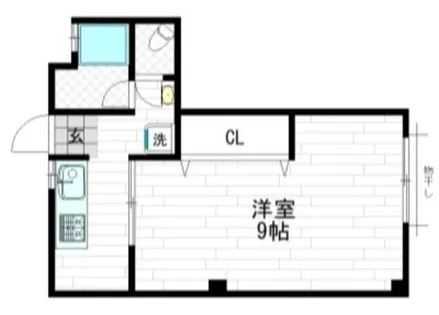 GS阿倍野【3階】の間取り