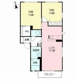 フォレストⅡ【2階】の間取り